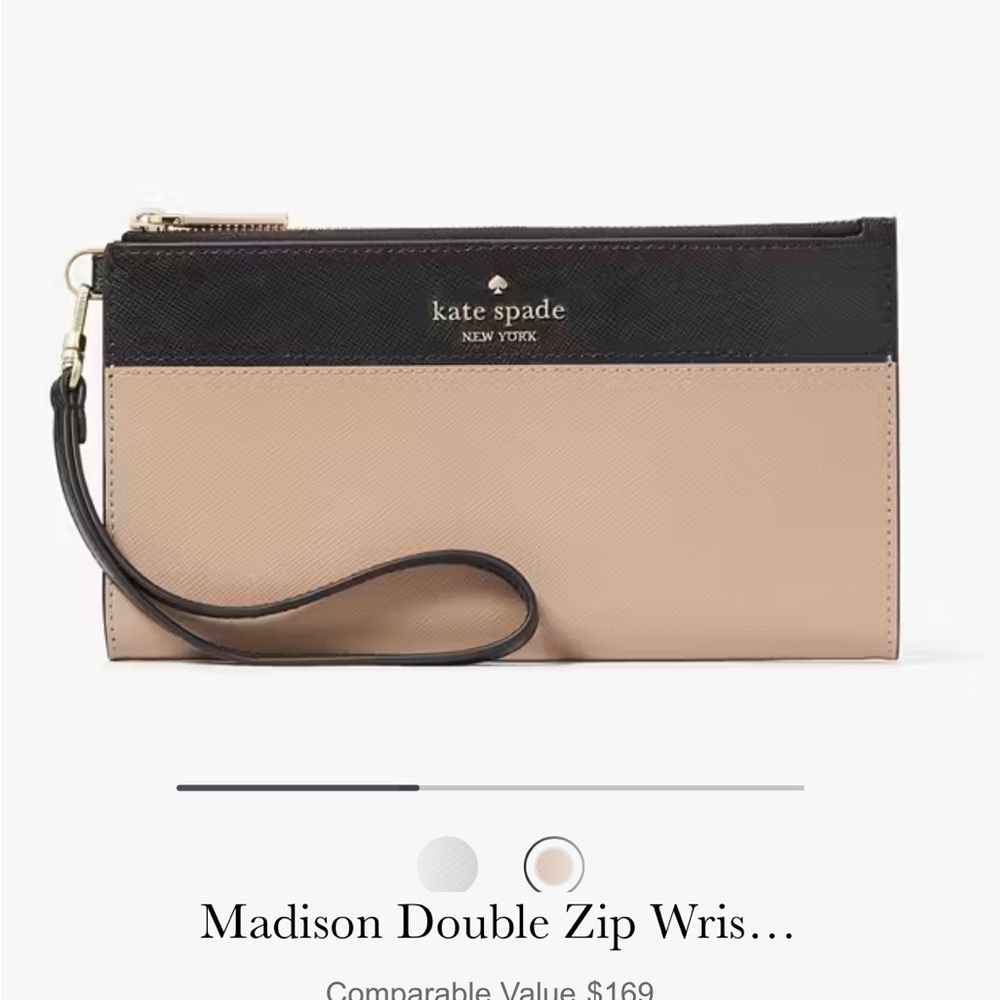Kate Spade NWT - Madison Double Zip Wristlet